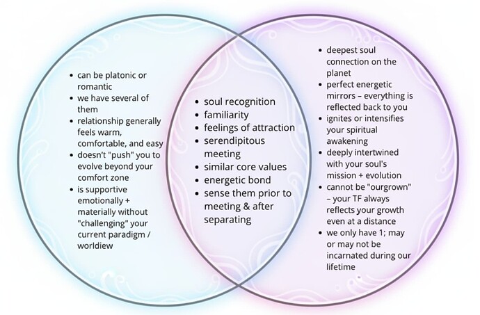 twin flame vs soulmate