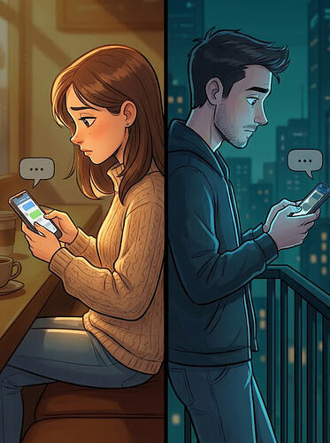 texting your twin flame