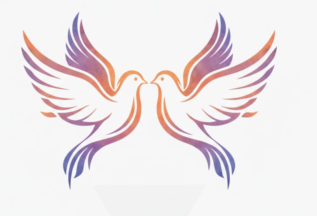 twin flame doves
